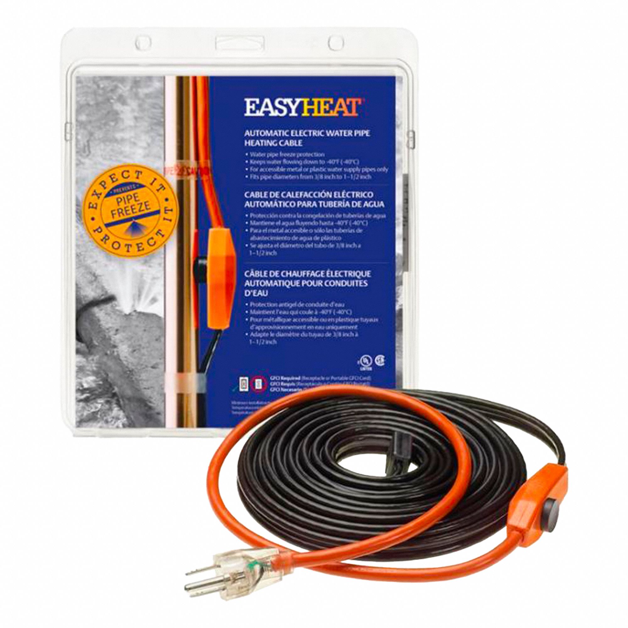 AHB ELECTRIC FREEZE PROTECTION CABLE, 120V, 21 W, INDOOR/OUTDOOR