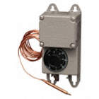 THERMOSTAT, 1 SWITCH, 6 ° F DIFFERENTIAL, 8 FT CAPILLARY, GREY, 3 1/8 X 6 1/2 X 2 1/2 IN