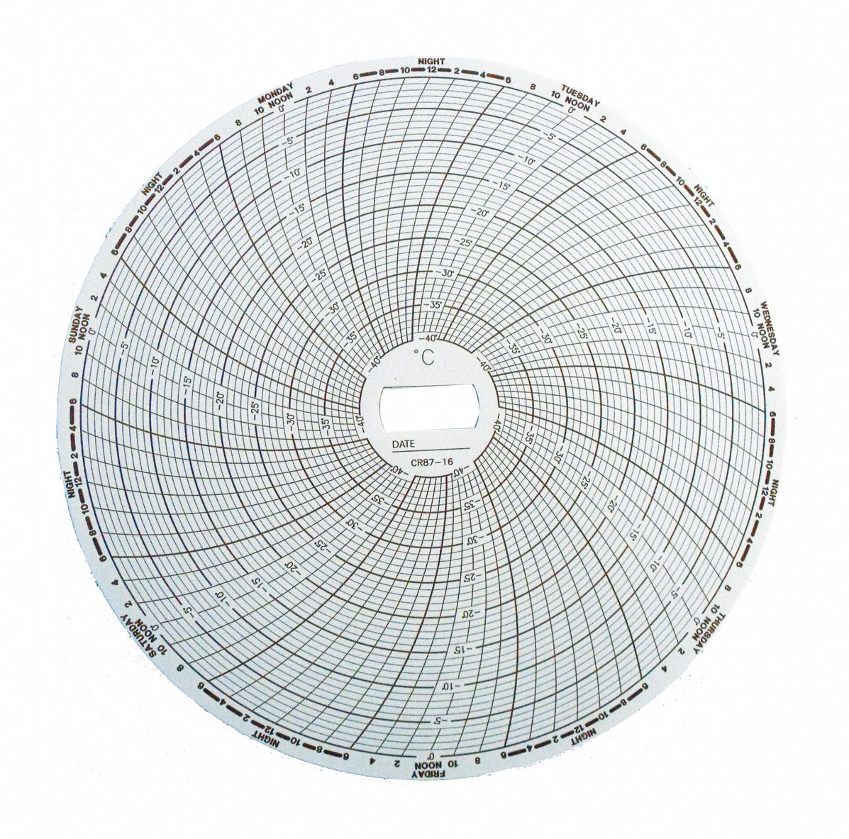 RECORDER CHART,6 IN L,PAPER,6 IN W,PK60