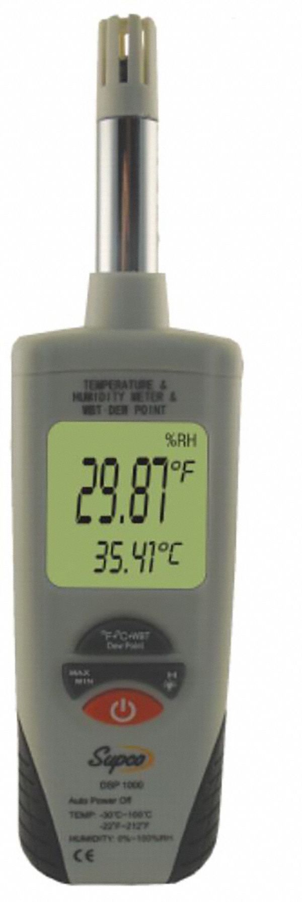 DIGITAL PSYCHROMETER,PLASTIC/METAL