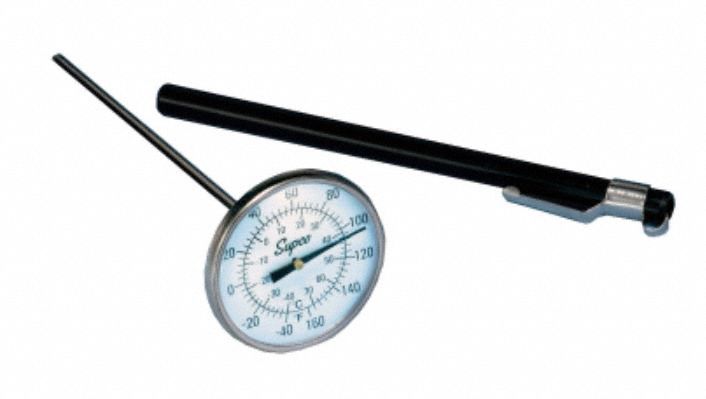 POCKET DIAL THERMOMETER,PLASTIC/METAL