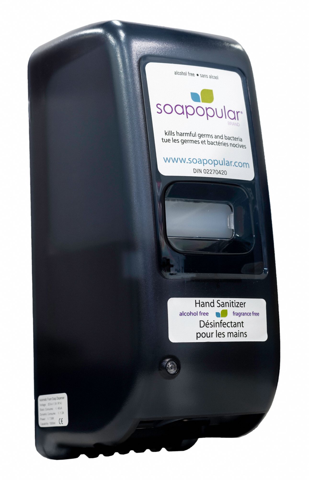 DISTRIBUTEUR ATMTQ S/CONTACT,NOIR,1000ML