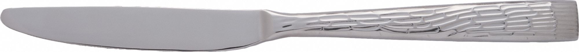 Dinner Knife: Sprig, 18/0, Stainless Steel, 9 1/4 in Overall Lg, Silver