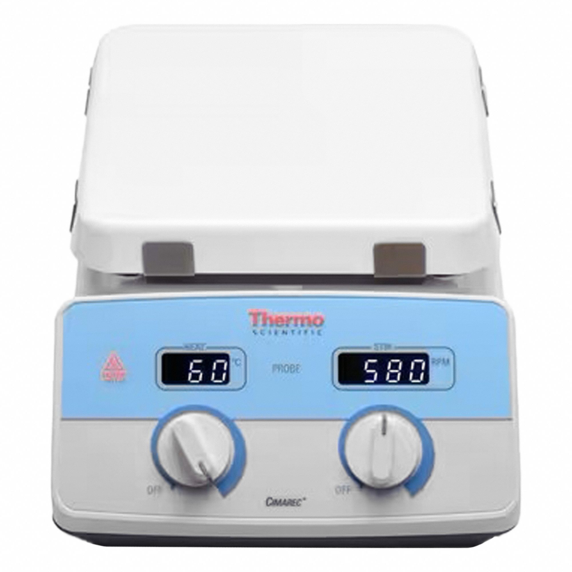 Hot Plate Stirrer: 1 Positions, 7 1/4 in Plate Wd, 7 1/4 in Plate Lg, Rectangular