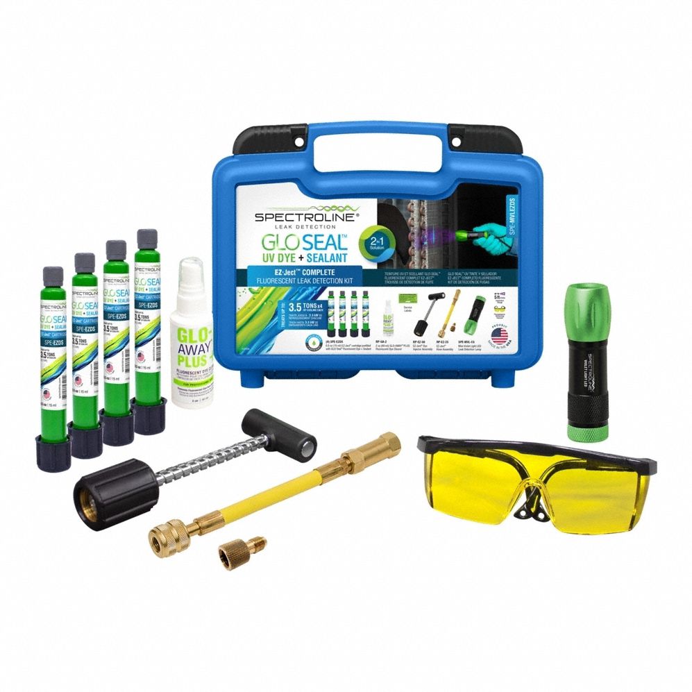 GLO Seal EZ-Ject Fluorescent Leak Detection Kit