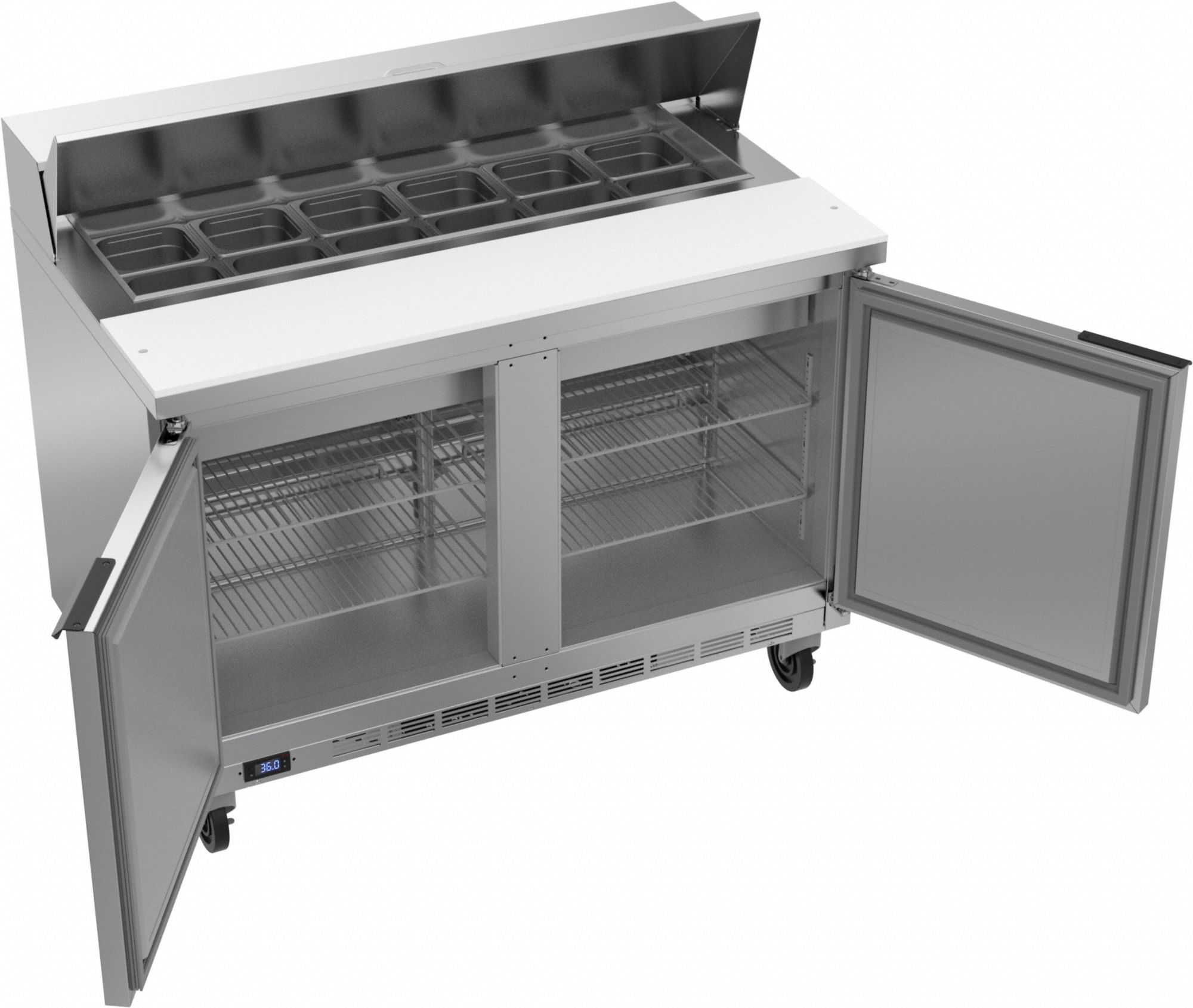 Refrigerator: Silver, Energy