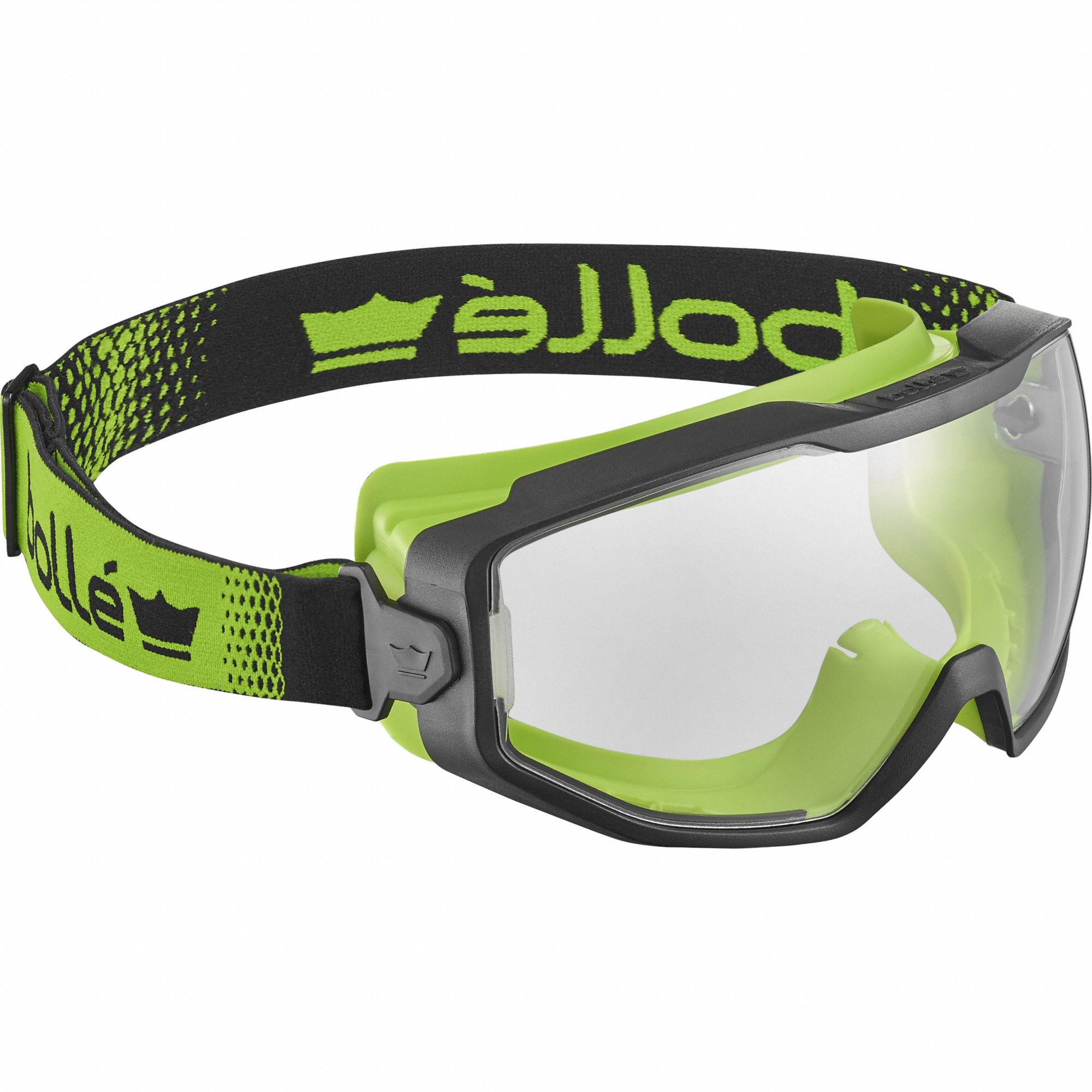 BOLLE SAFETY, Clear/Gray Lens Color, Platinum Anti-Fog/Scratch ...