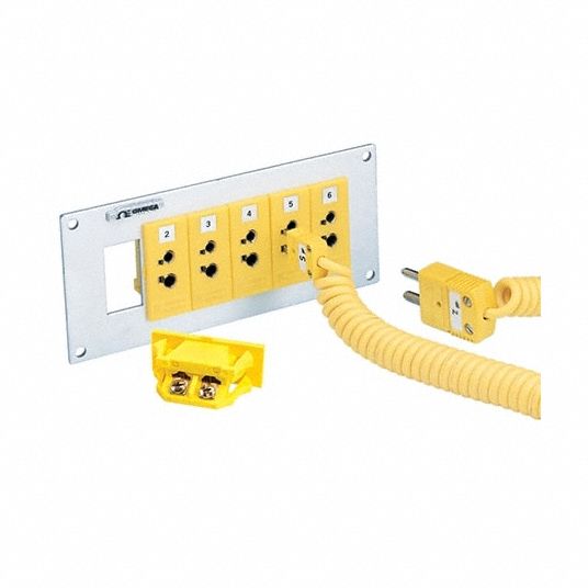 OMEGA, Panel Jack, For Type T Thermocouple Type, Temperature Probe ...