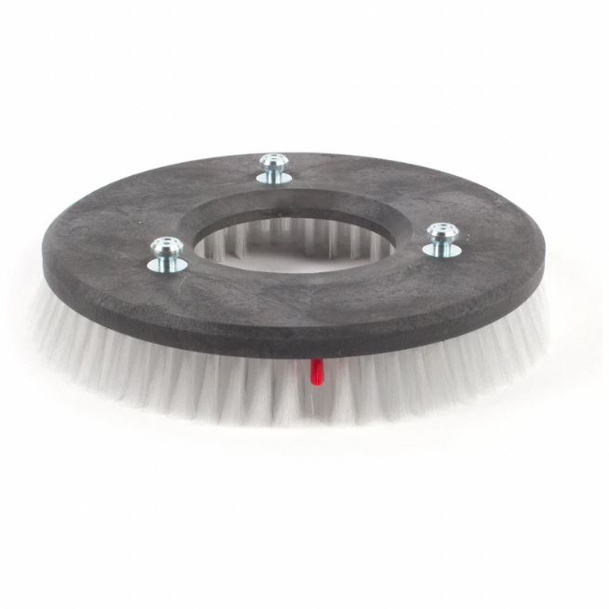 Rotary Brush: Round, 19 in Brush Dia, For Machine Size 20 in, Polypropylene, White