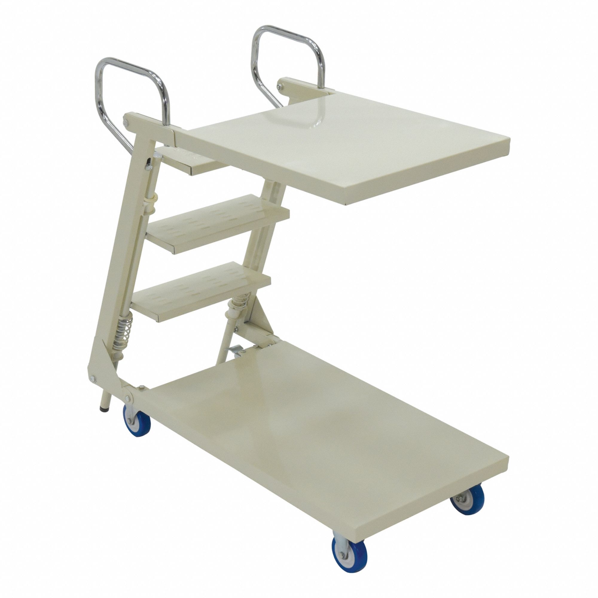 VERTICAL-ACCESS UTILITY CART, 440 LB LOAD CAPACITY, 41 INX20½ IN, 2 U-SHAPED