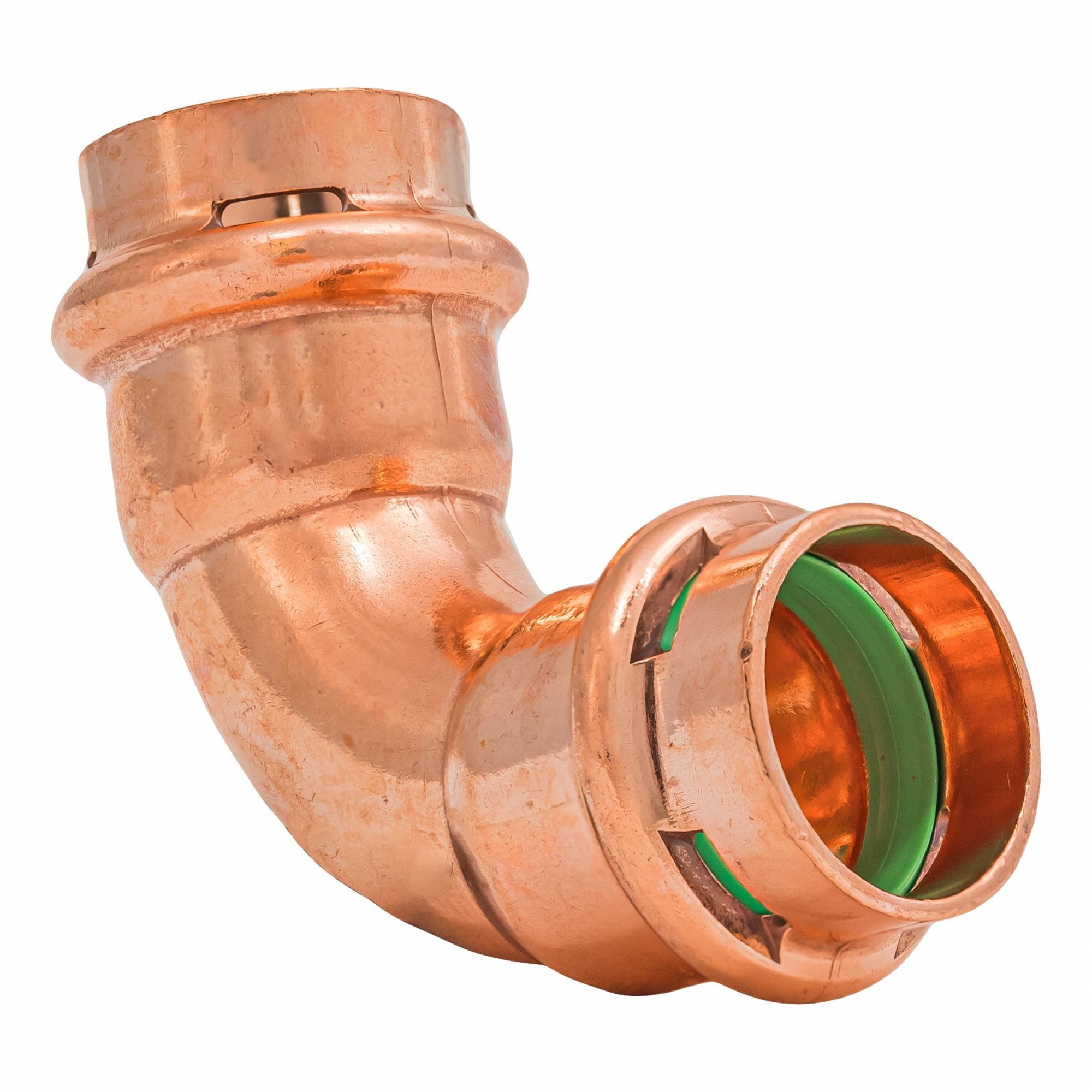 Press Copper 90-Degree Elbow: 3/4 in CTS x 3/4 in CTS size, Copper