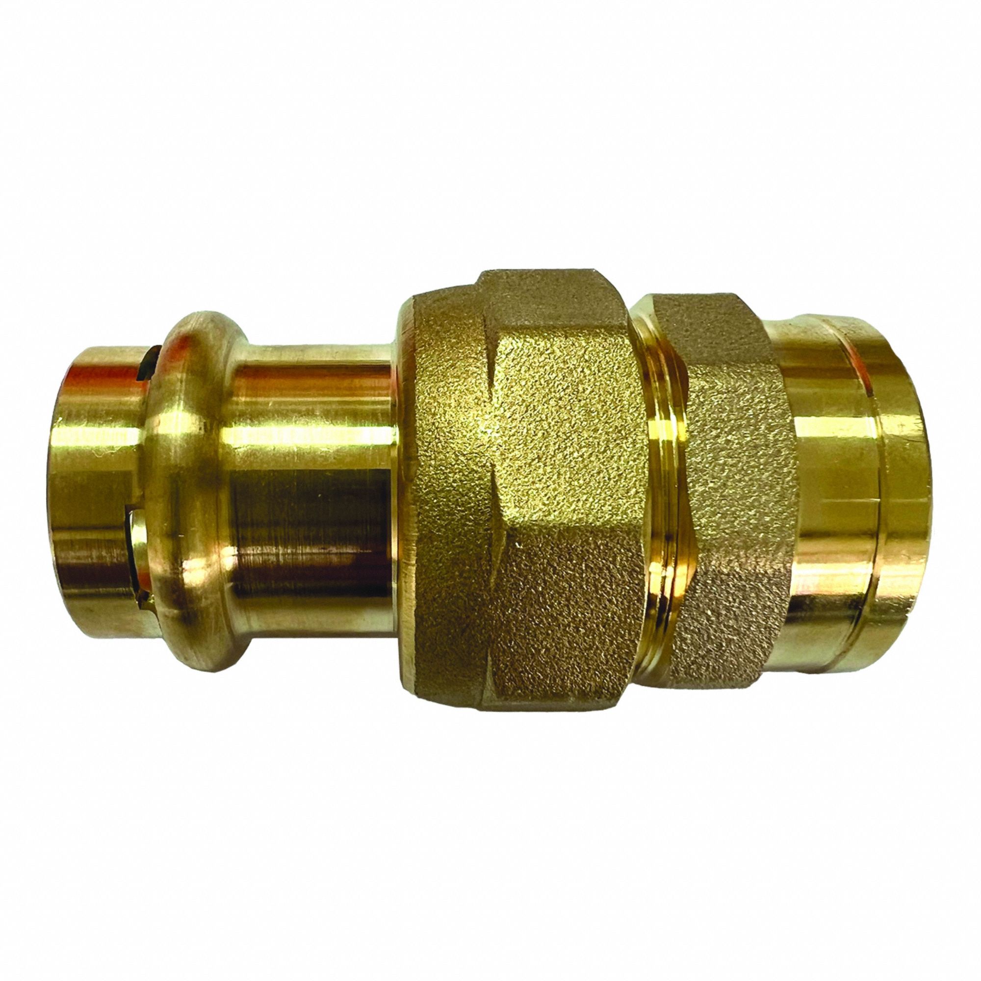 Crimp Adapter Fitting: 3/4 in CTS x 3/4 in Pipe size, Press-fit x FNPT, Brass