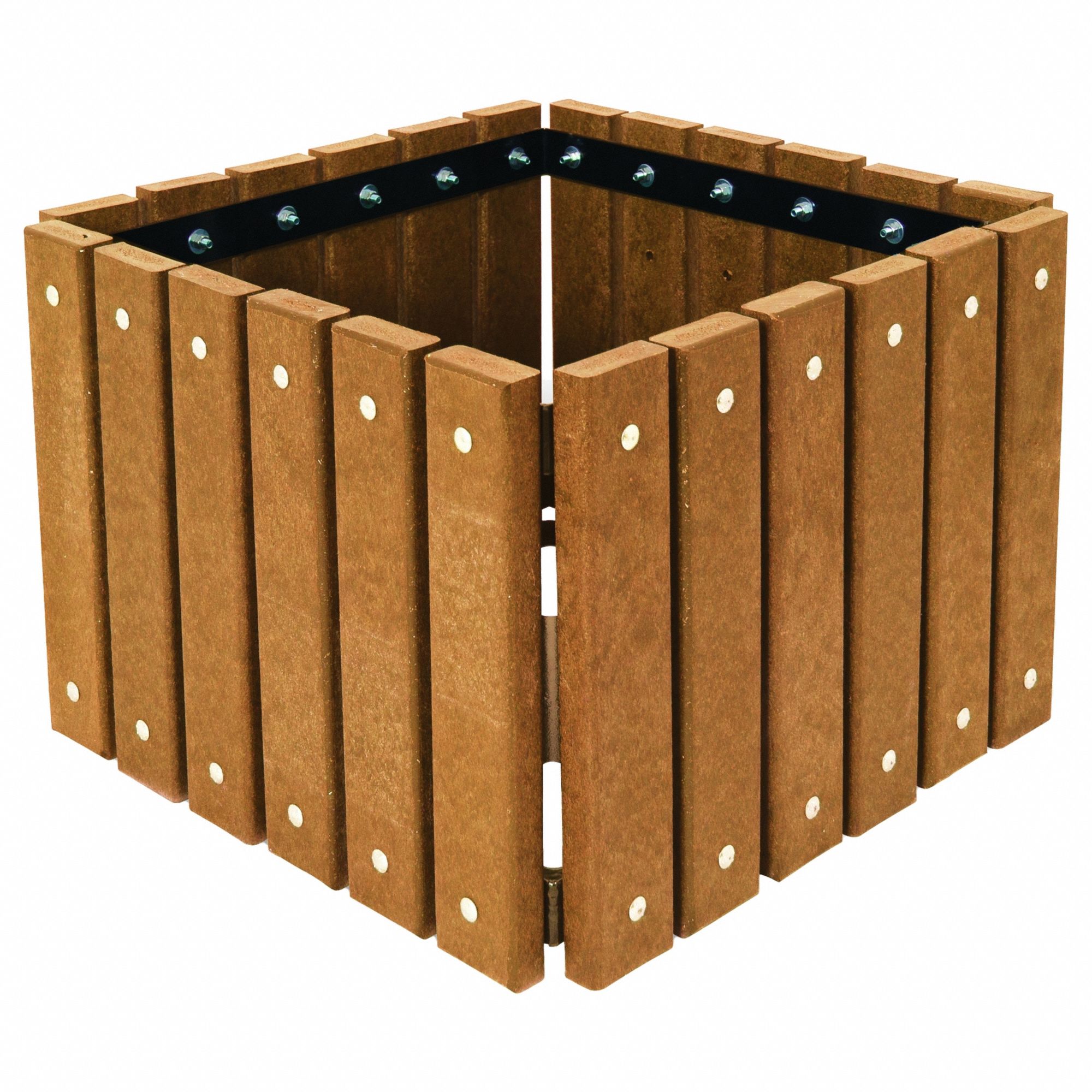 Square Planter 18 in H Green