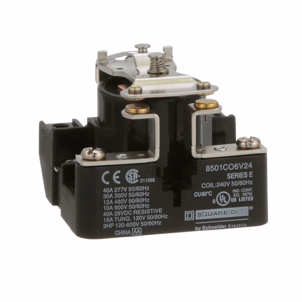 RELAY 600VAC 10AMP TYPE C +OPTIONS