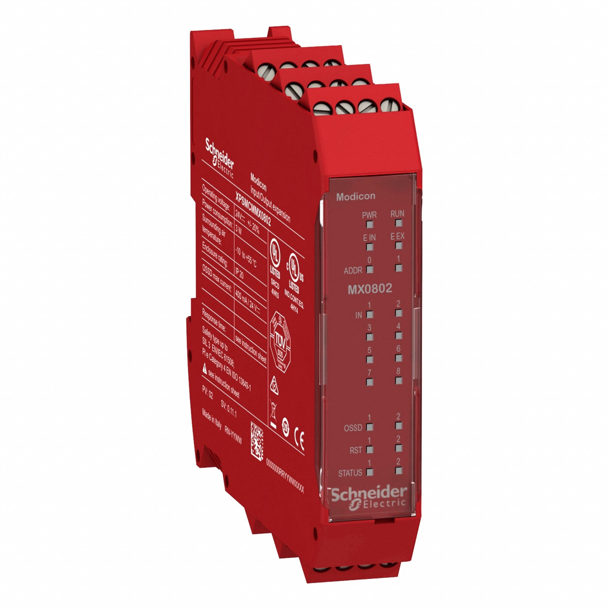 SCHNEIDER ELECTRIC I/O EXPANSION MODULE,24V DC INPUT,IP20 - 17477 ...