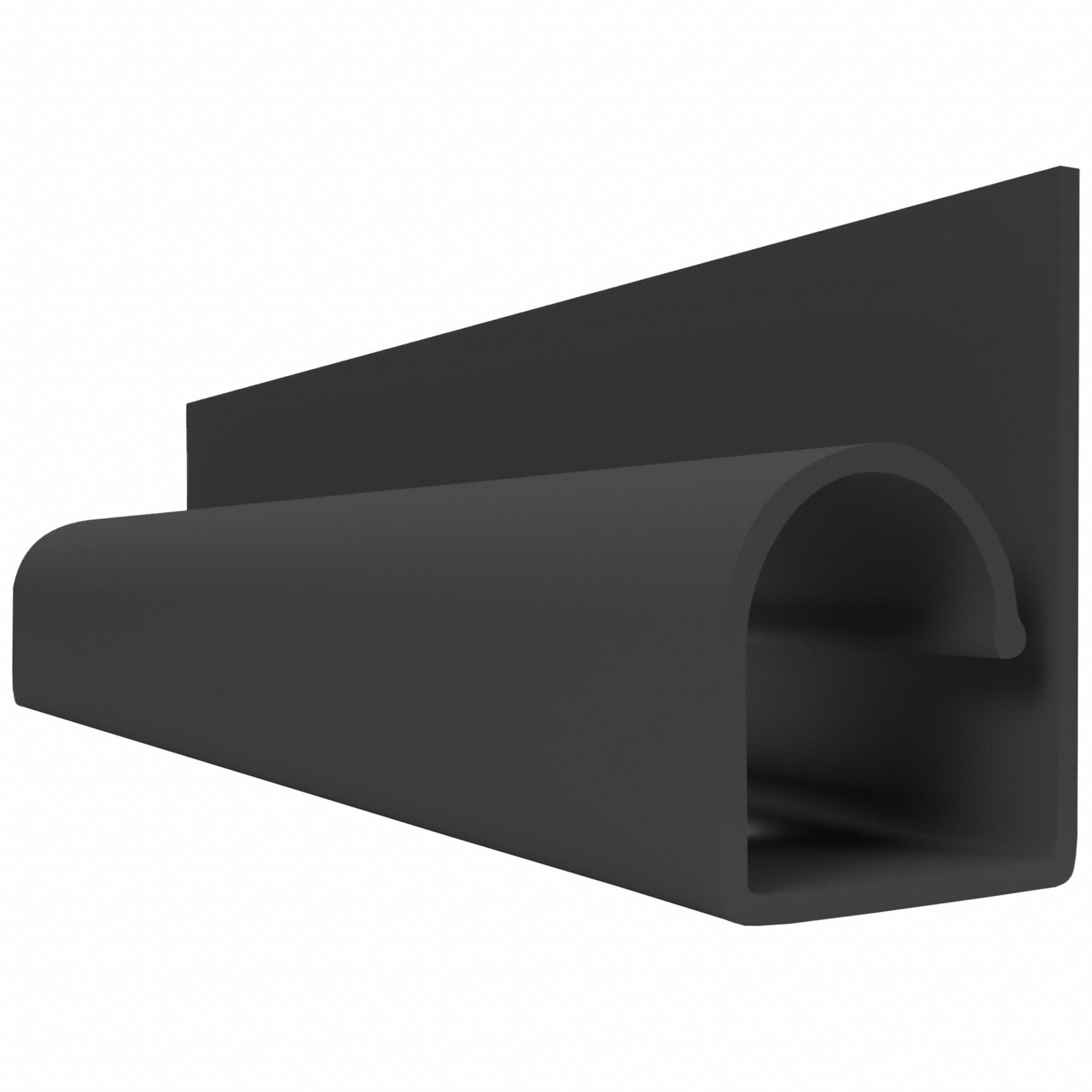 Raceway: Black, 36 in Lg, 7/8 in Wd, 1 3/4 in Ht, Adhesive Mounting