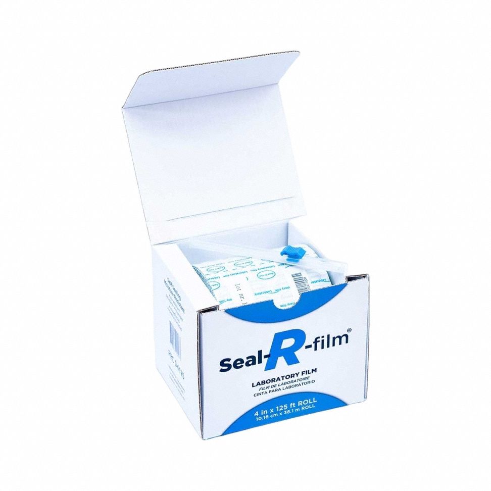 Sealing Film: Paraffin, 125 ft Overall Lg, 0.14 mm Overall Thick, 4 in Overall Wd, Non-Sterile