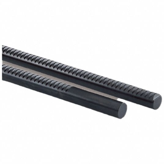 Gear Rack: Round, 20 mm Overall Dia, Module m 2, 500 mm Lg., Black Oxide  Coated Carbon Steel