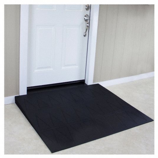 SAFERESIDENTIAL RAMPS, 41 in Lg, ADA Compliant, Door Ramp - 38EX74 ...