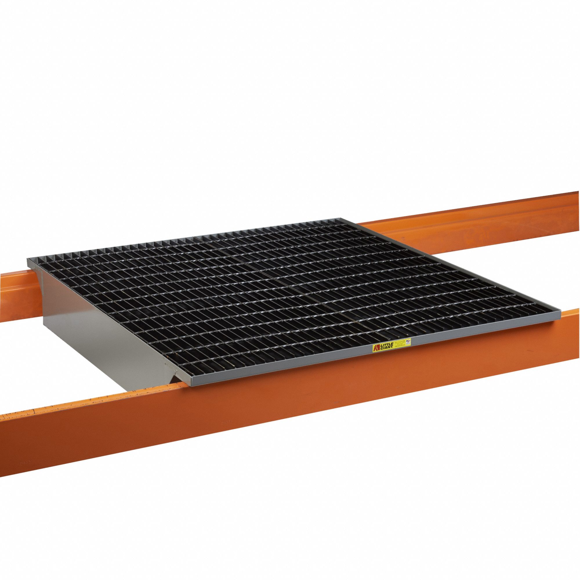 LITTLE GIANT Rack Decking: 51 in x 49 in, Sump, 12 ga Decking, 3,000 lb Load Capacity, Gray (MPN SS-RD-5149-42). Key specifications — Finish: Powder Coated; Brand: LITTLE GIANT; Material: Steel; Decking Edge: Sump; Color: Gray.