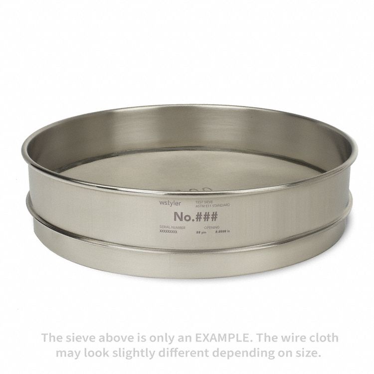 Wire Cloth Test Sieve, Stainless Steel, Wire Cloth Laboratory Test