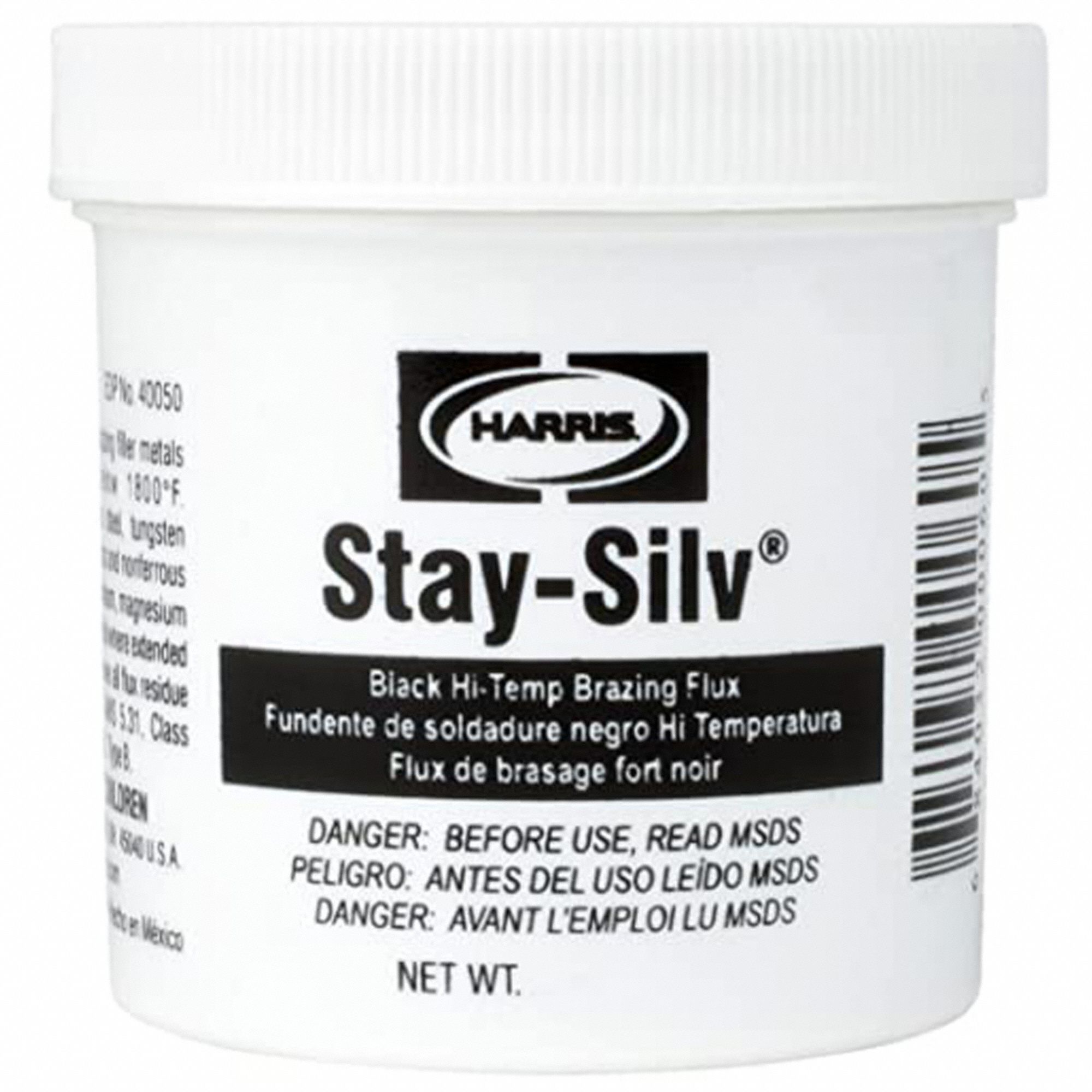 Flux: 0.5 lb, Jar, Paste, FB3-C, Stay-Silv Black