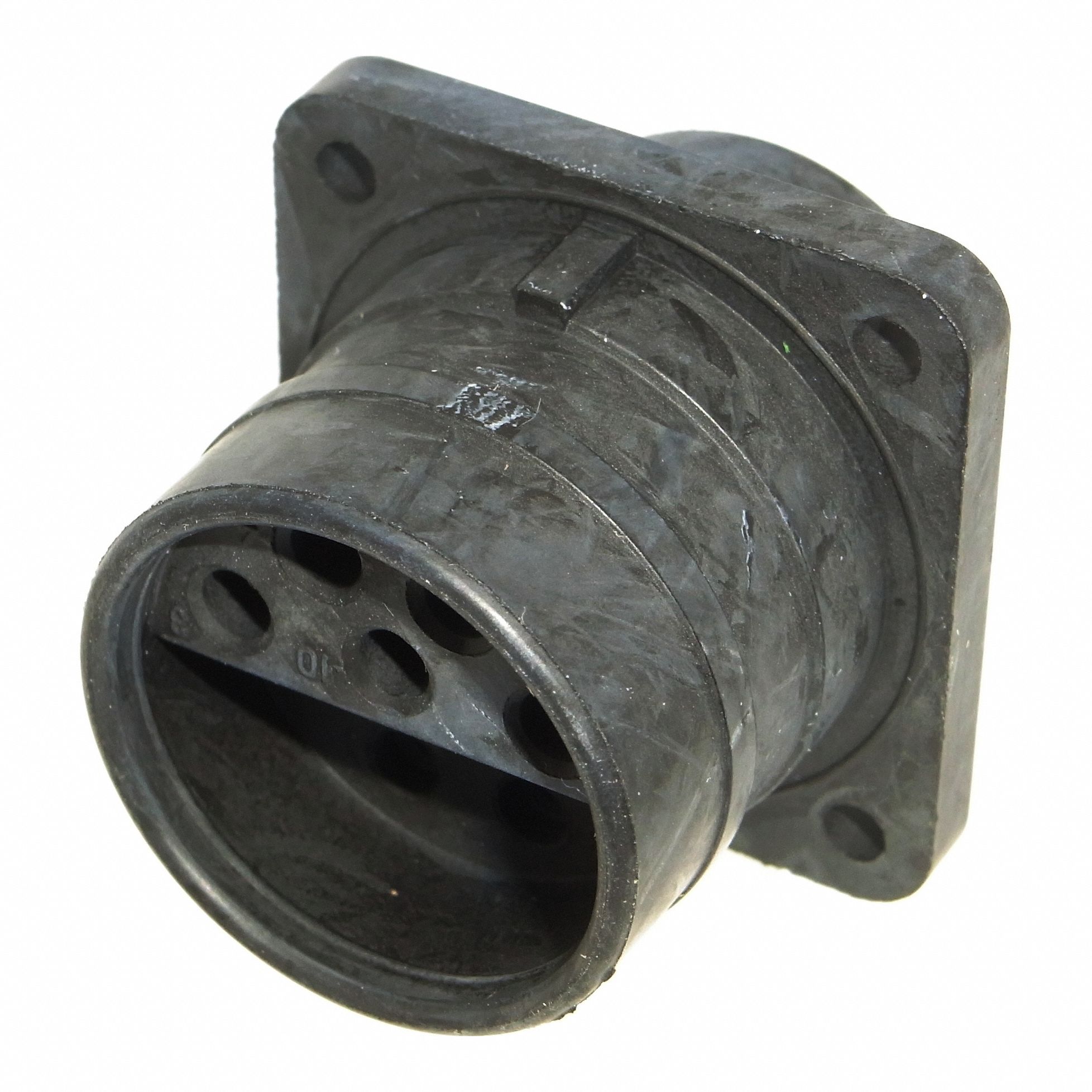 Circular Connector: SS-10, Flanged Plug, 5 Male / 5 Female, 15 A, 18 to 14 AWG Wire Size