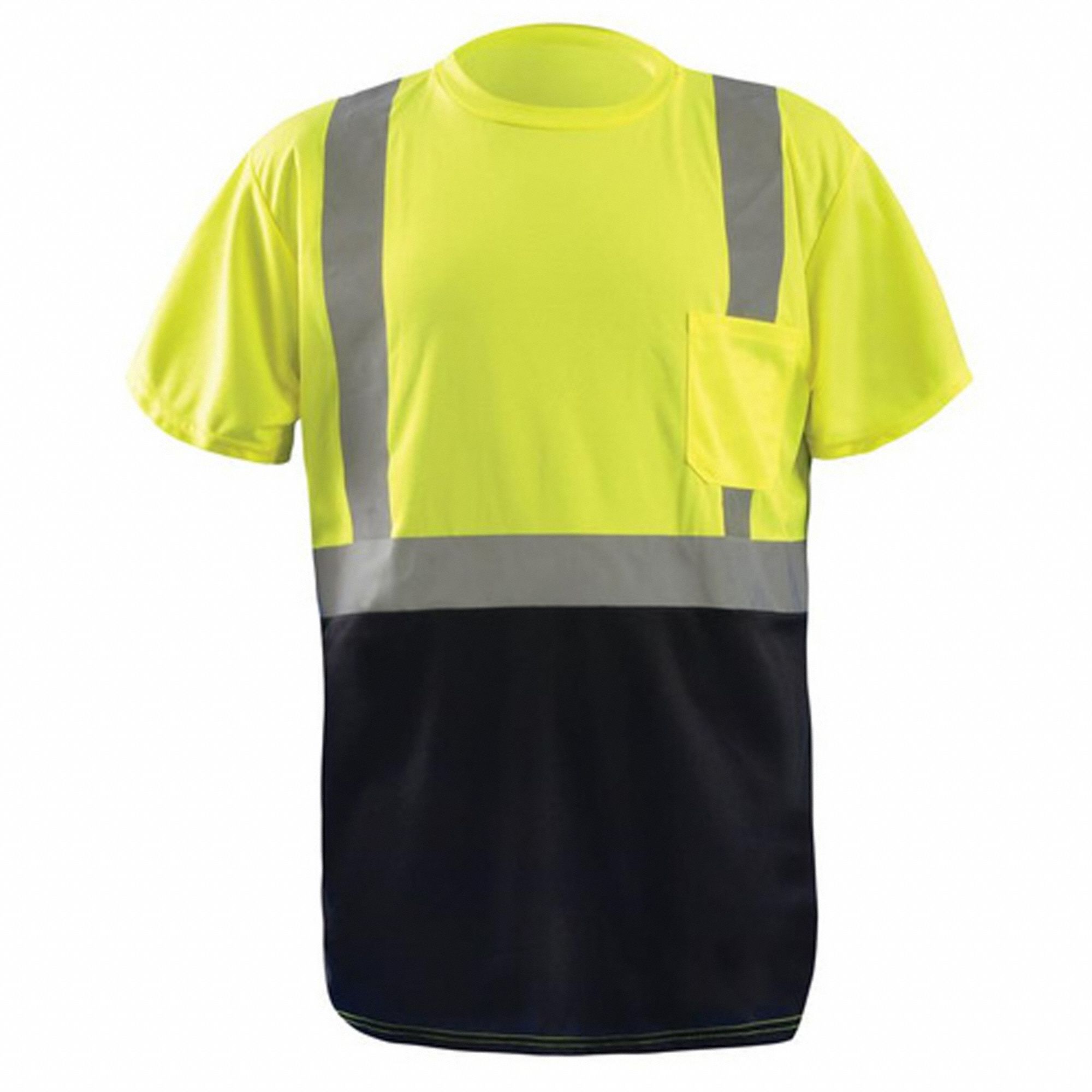 OCCUNOMIX, ANSI Class 2, XL, T-Shirt - 19MR38|LUX-SSETPBK