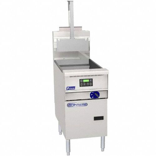 Pasta Cooker: 15 5/8 in Overall Wd, 58 1/8 in Overall Ht, 39 7/8 in Overall Dp, 1 1/4 in Drain Size