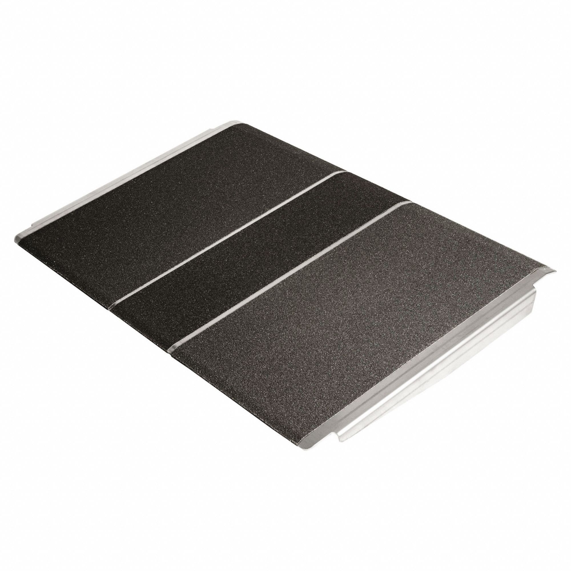 Threshold Ramp: 36 in Usable Wd, Threshold Ramp, 600 lb Max Load Capacity, Aluminum, 2 ft Overall Lg