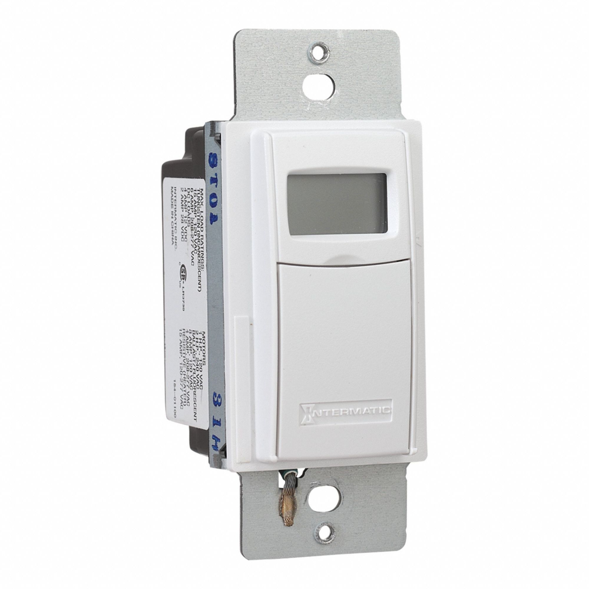 Wall Switch Timer White 277V AC