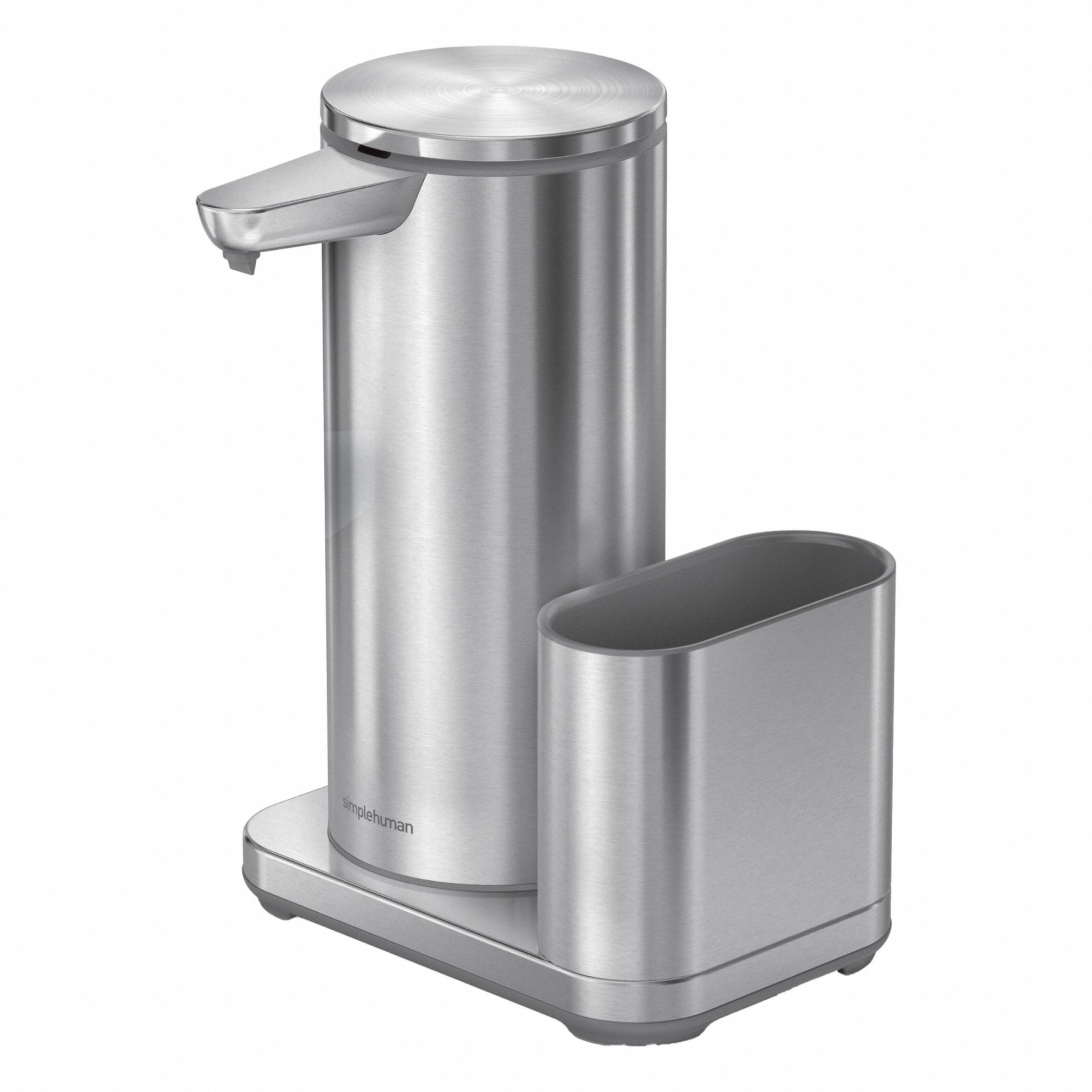 Toiletry Dispenser: 7 3/4 in Ht, 5 5/8 in Wd, 5 3/8 in Dp, Cartridge Bottle Refill