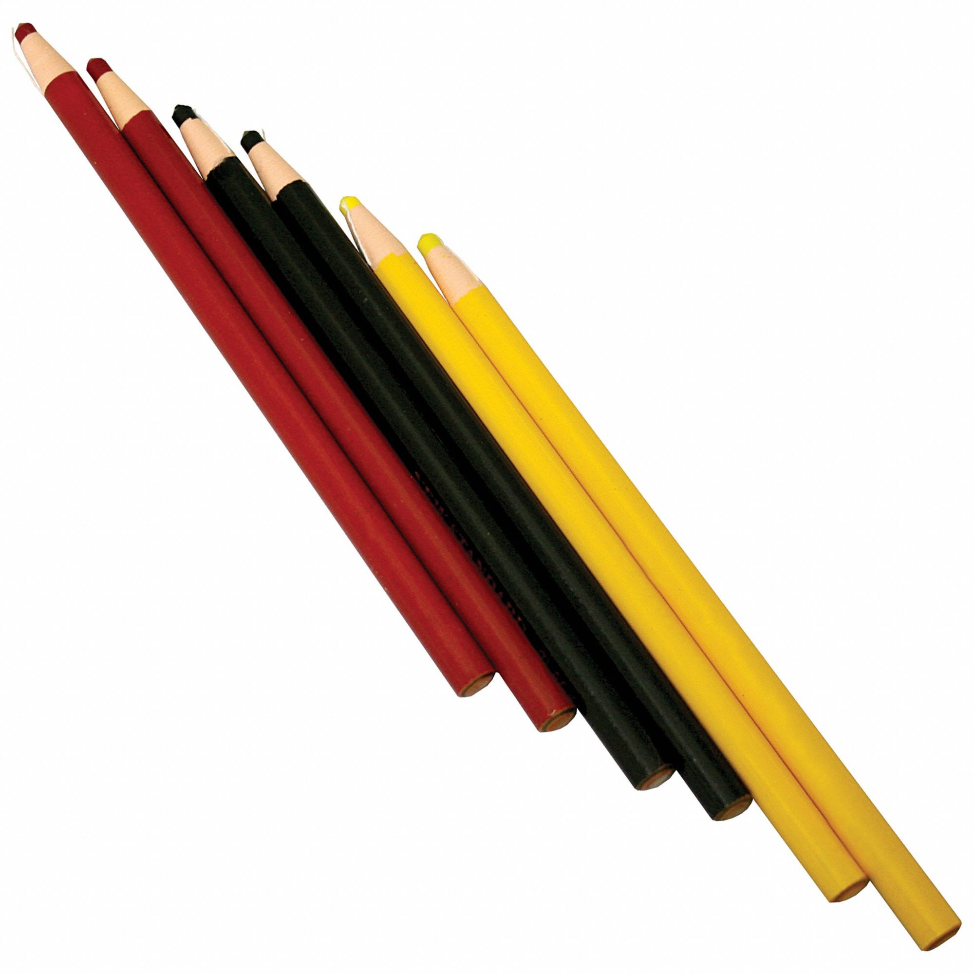 MarkingCrayon, 6-1/2inL, Wax, PK6
