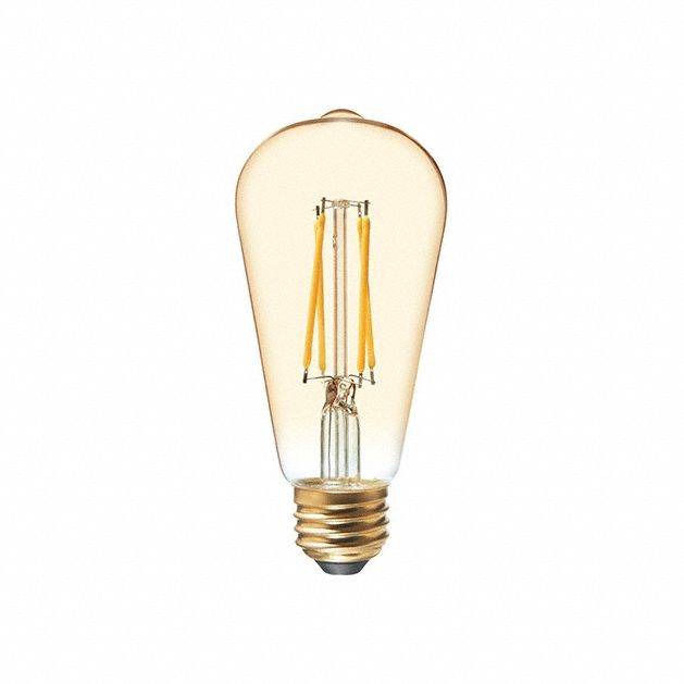 Compact LED Bulb: Medium Screw (E26), LED, (ST) Straight Tubular, ST19, 5.5 W Watt, 2150K