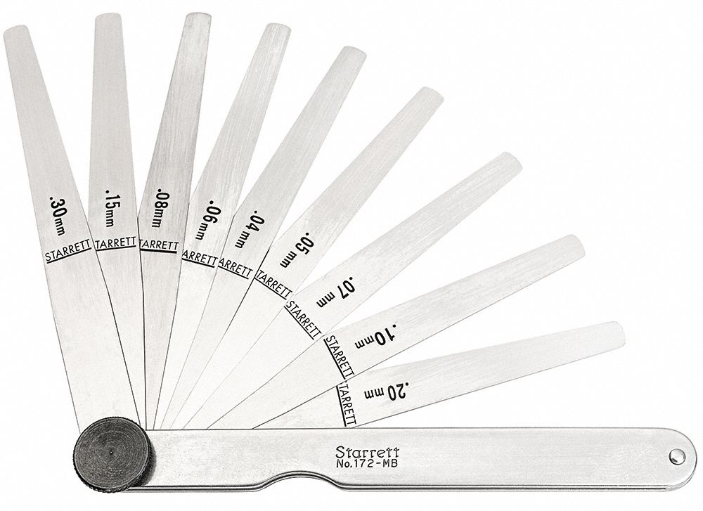 GAGE-THICKNESS W/9 TPRD LVS   114MM