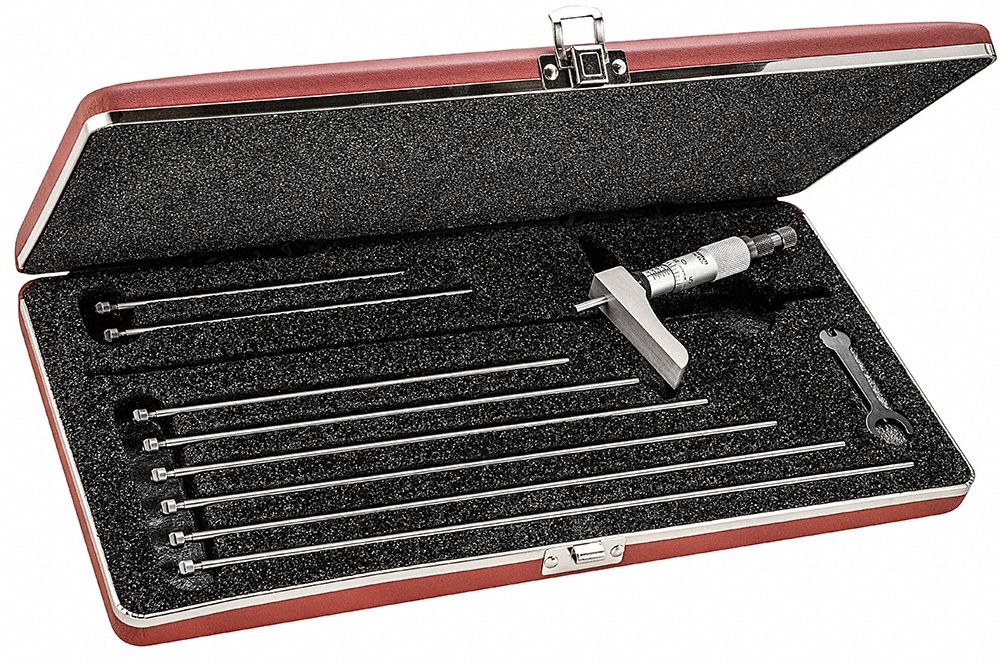 STARRETT depth micrometre, 0 in to 9 in, +/-0.0001 in (mic head