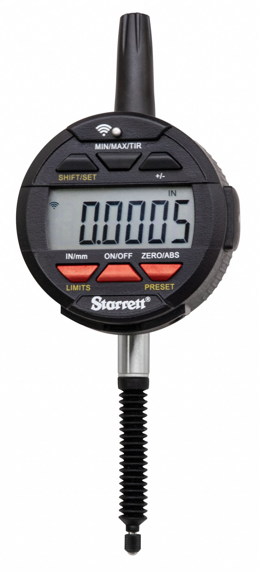 WIRELESS DIGITAL INDICATOR, 0 TO 1 IN/0 TO 25MM RANGE, IP67, WIRELESS DATA OUTPUT