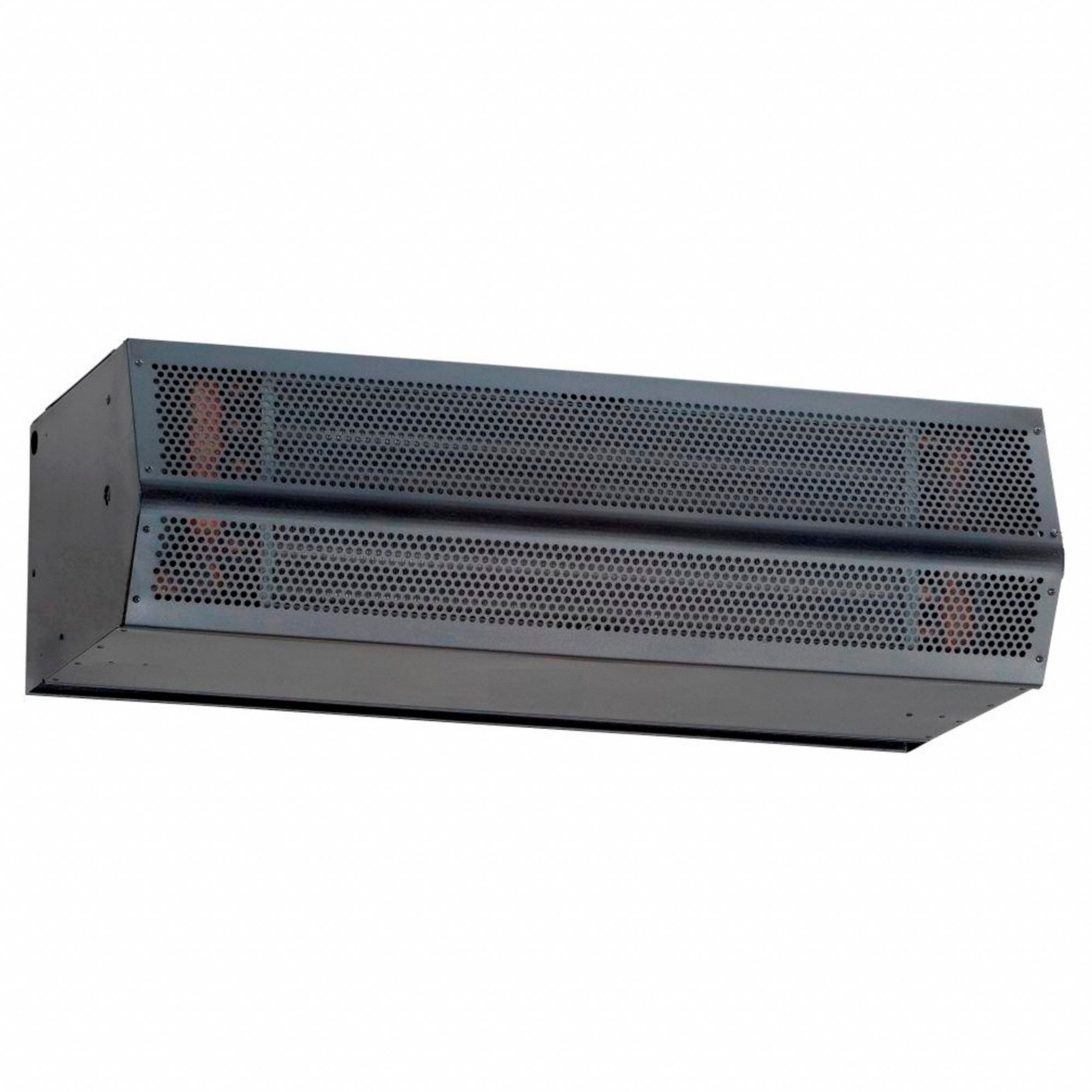 Air Curtain: Std Profile, For 5 ft Opening, 2, 082 cfm, 208V AC, 3 Ph, Black, Steel