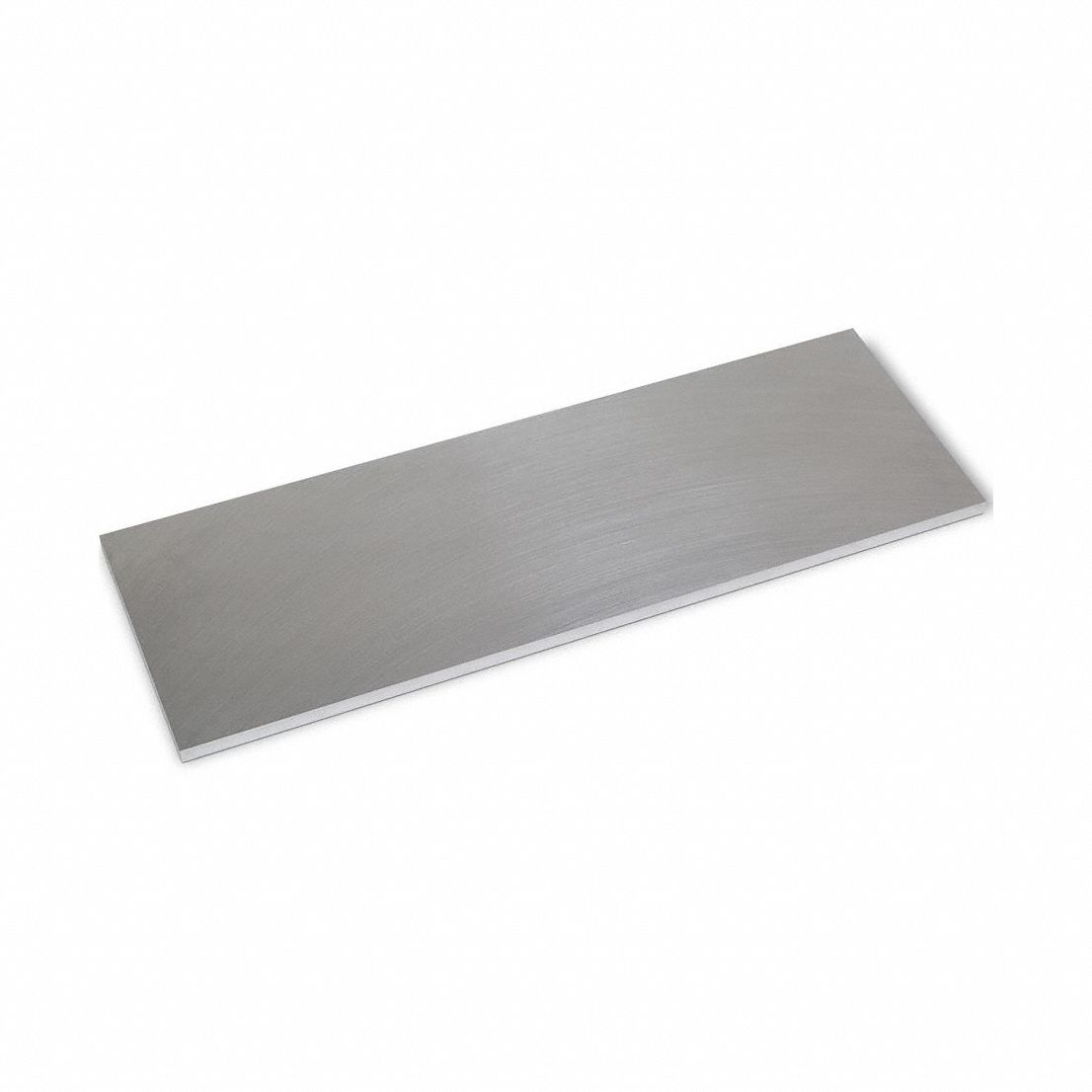 StainlessSteelPrecisionBlank, 12in-L: 304, 0.125 in Thick, 4 in x 12 in Nominal Size (WxL), ±0.002 in