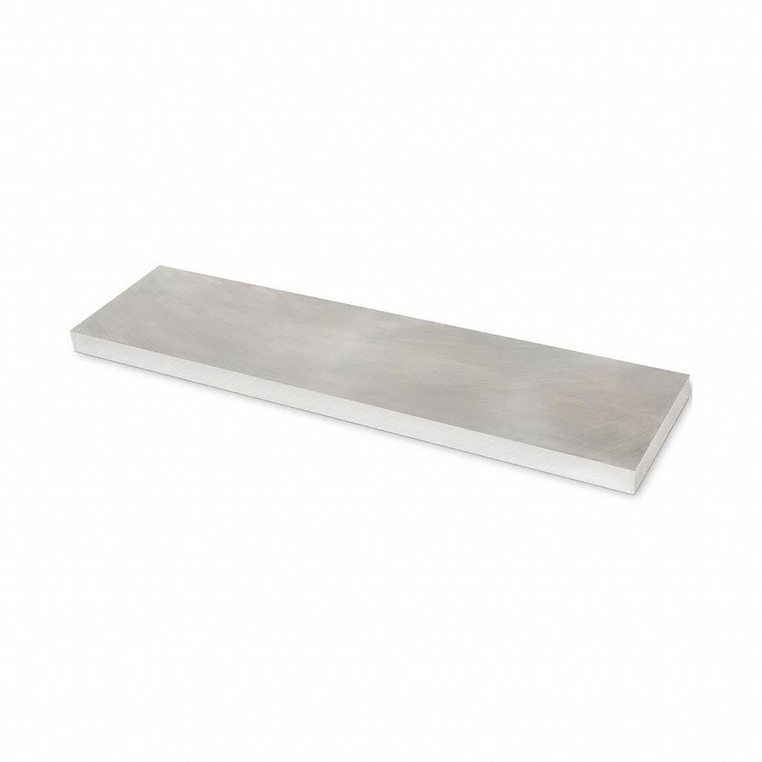 StainlessSteelPrecisionBlank, 12in-L: 304, 0.75 in Thick, 3 in x 12 in Nominal Size (WxL), ±0.002 in