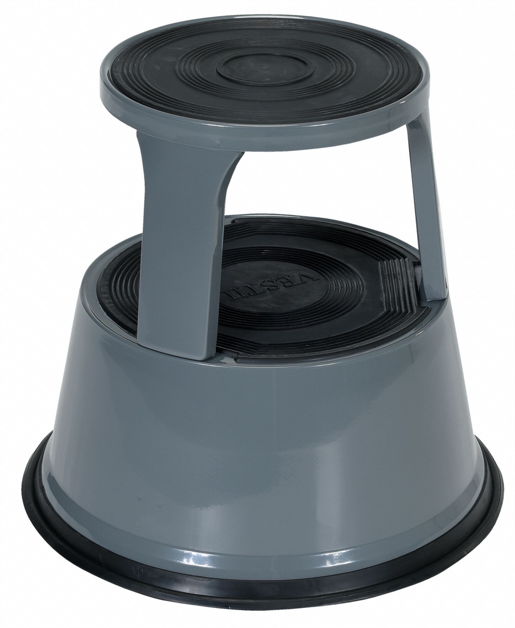 ROLLING STEP STOOL, GREY, UNASSEMBLED