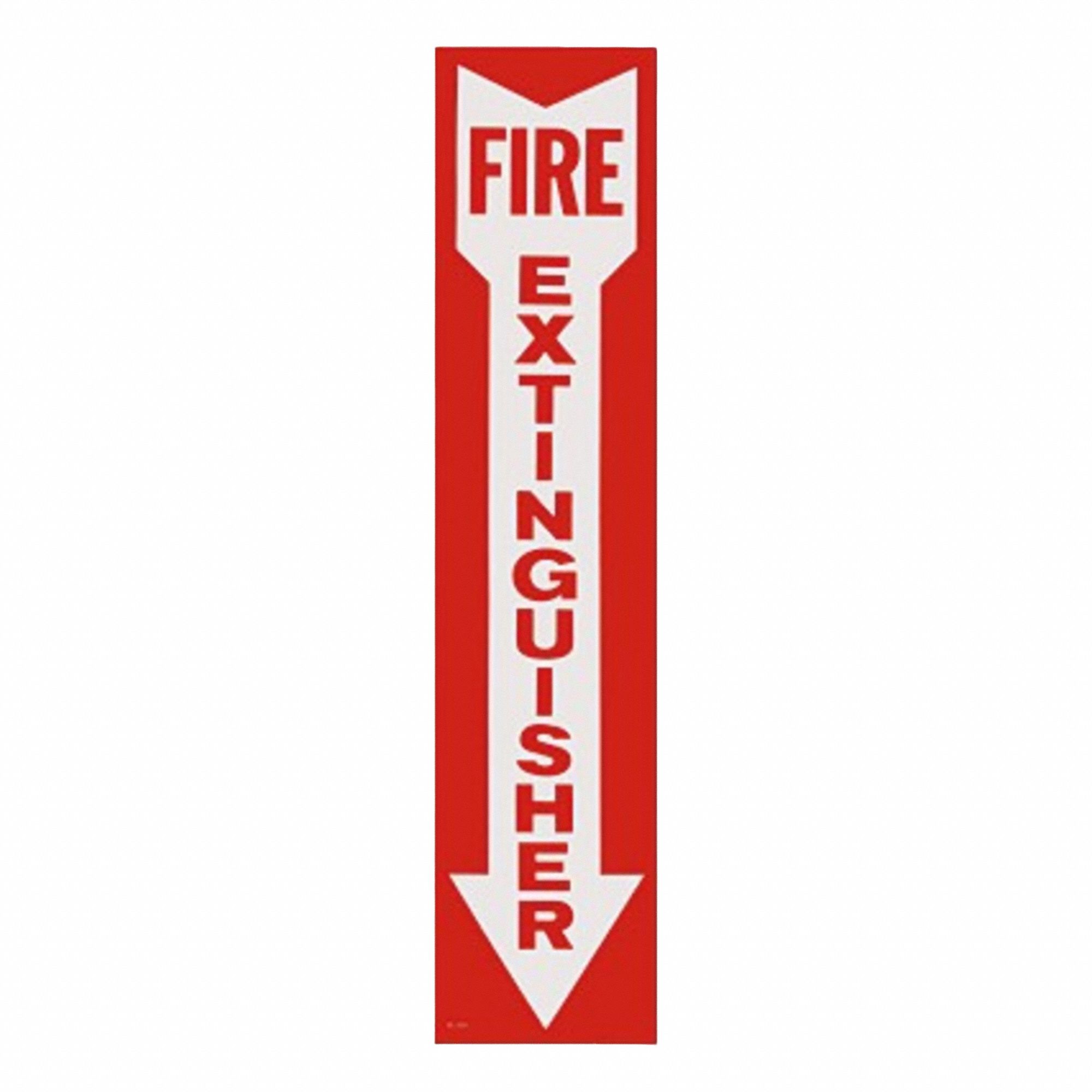 SIGN FIRE EXT 4X18 SS