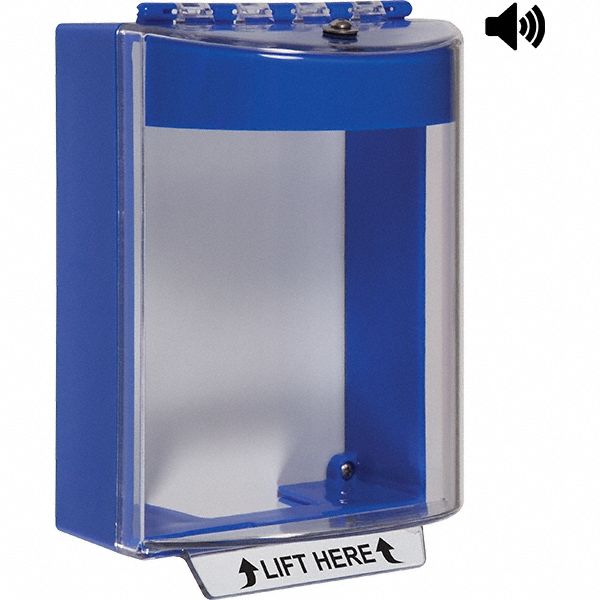 Universal Stopper Cover: Polycarbonate, 4 in Overall Dp, STI-13220NB