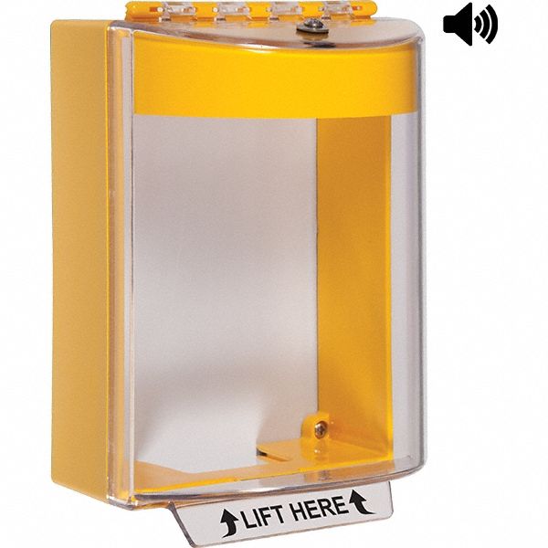 Universal Stopper Cover: Polycarbonate, 4 in Overall Dp, STI-13220NY