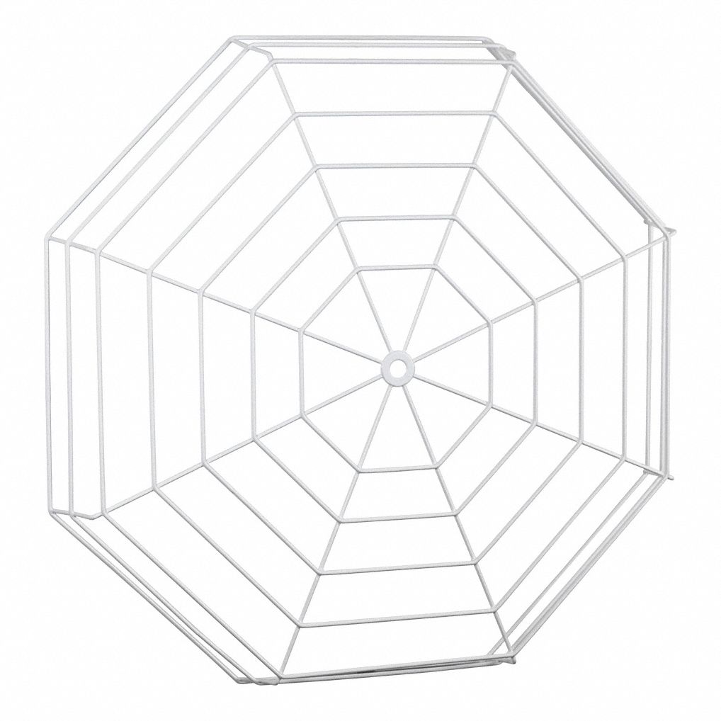 Clock/Bell Guard: Steel, 26 3/4 in Overall Dp, 26 3/4 in Overall Lg