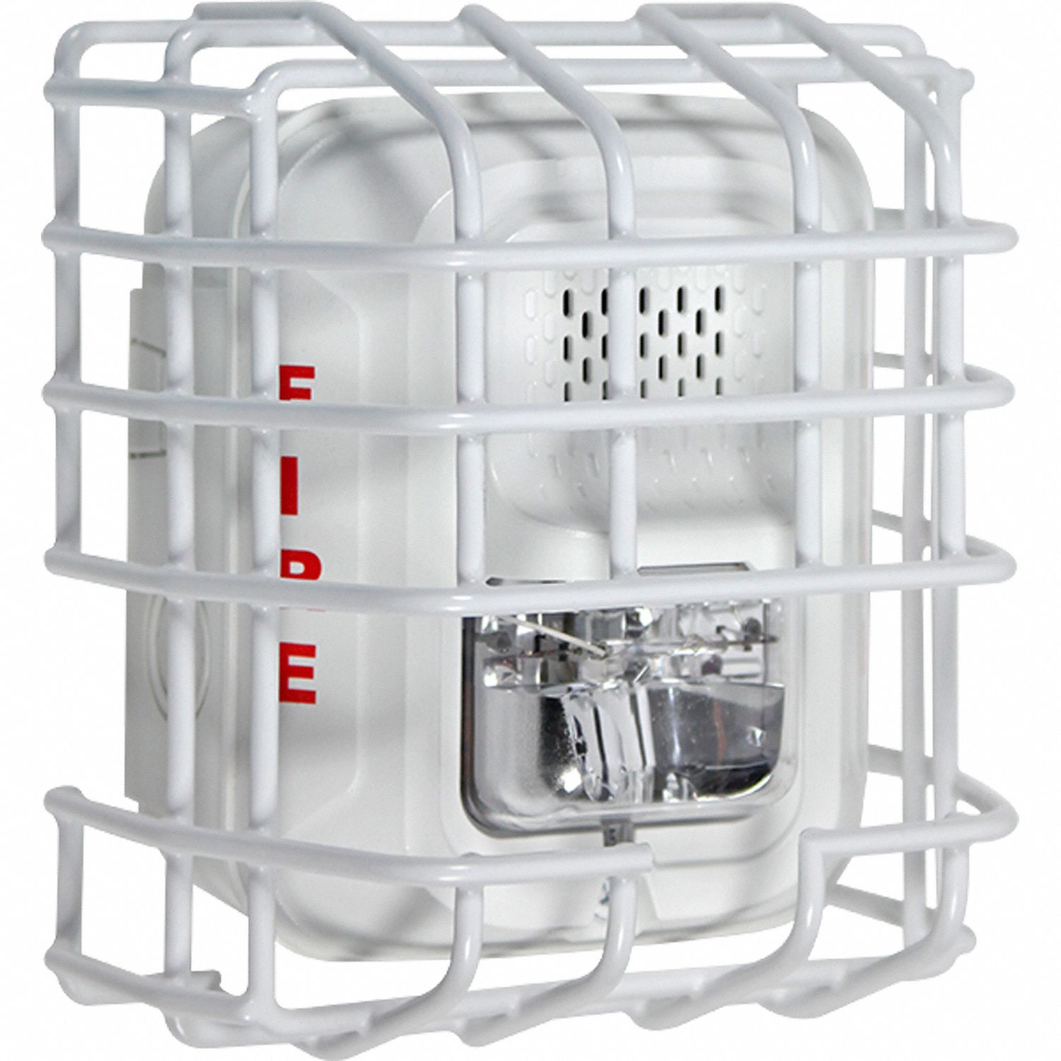 L Series Wire Cage: Steel, 4 3/8 in Overall Dp, 6 5/8 in Overall Lg