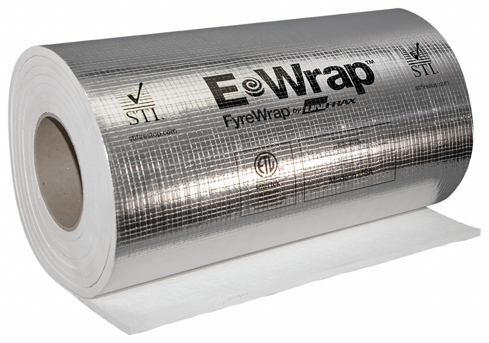 FIRESTOP WRAP STRIP,SILVER,20 FT L