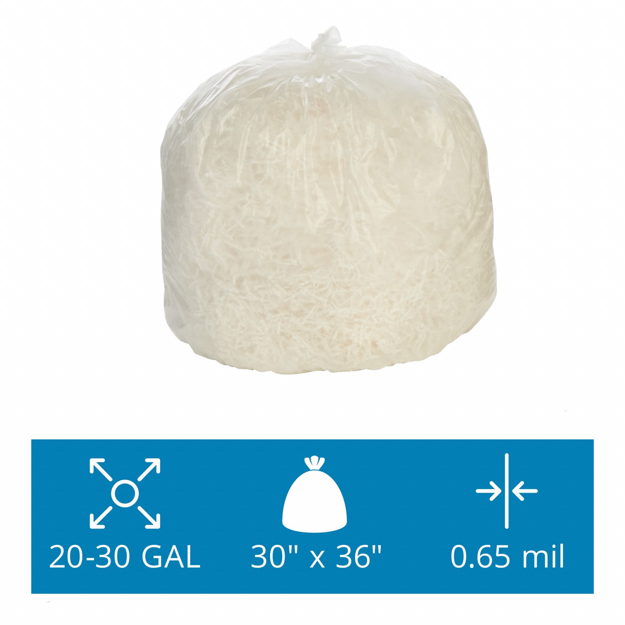 Trash Bags Clr PK250