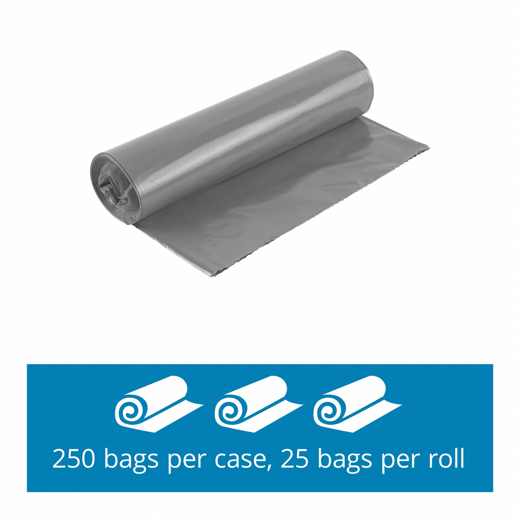 Trash Bags Gry PK250