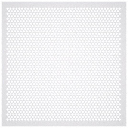 Ceiling, 23 3/4 in H, Diffusers - 54ZF57|STR-PERF-2238-5PK - Grainger
